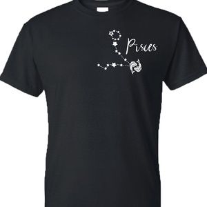 uni-sex astrology tee pisces